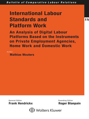 cover image of International Labour Standards and Platform Work